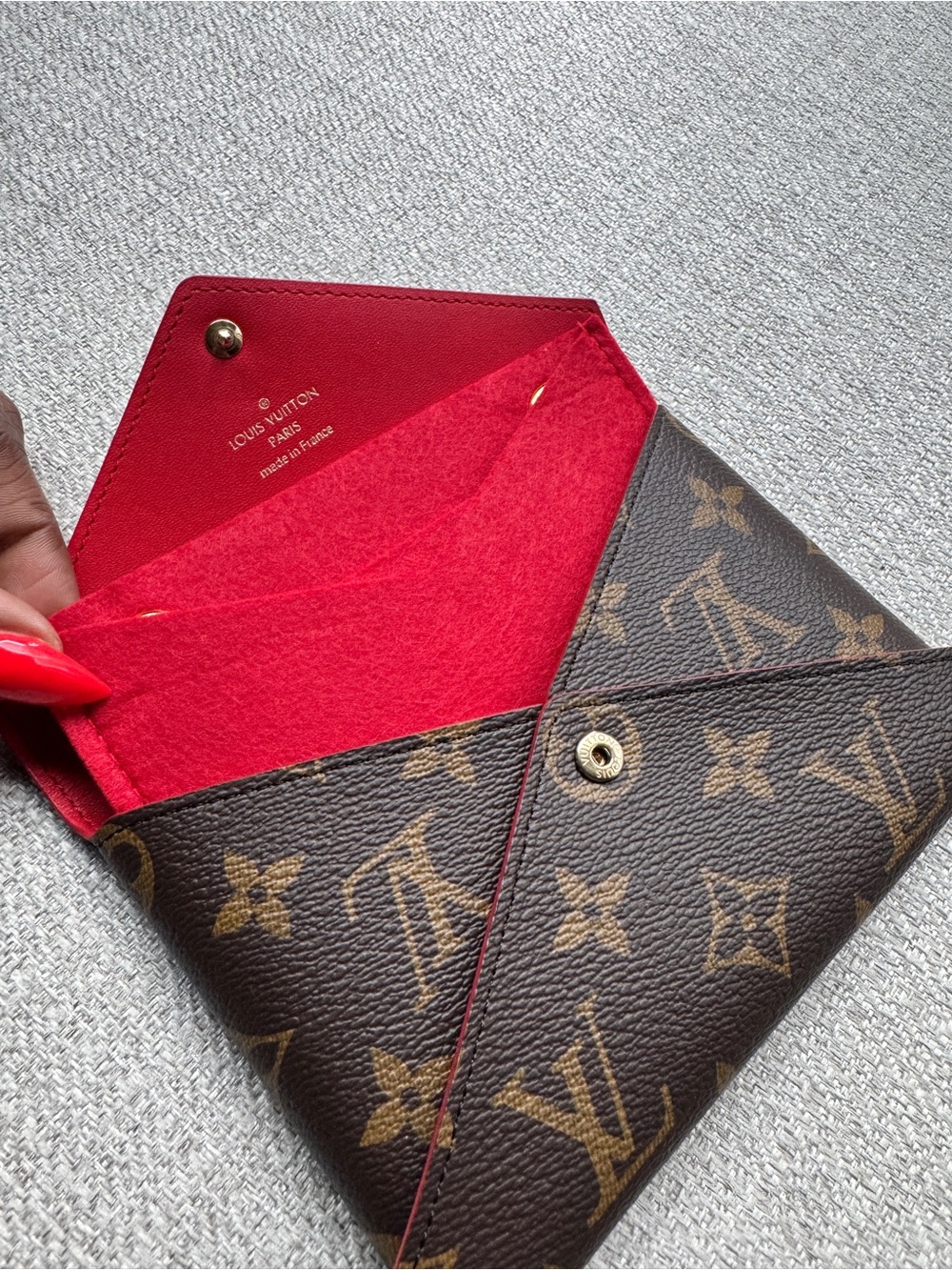 Louis Vuitton Kirigami Pochette Medium Monogram Red M62034 - Picture 6 of 6